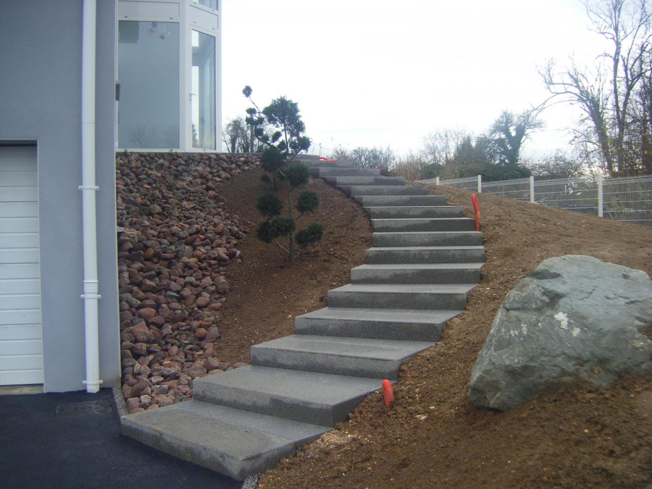 Création d'escalier en béton à Albi
