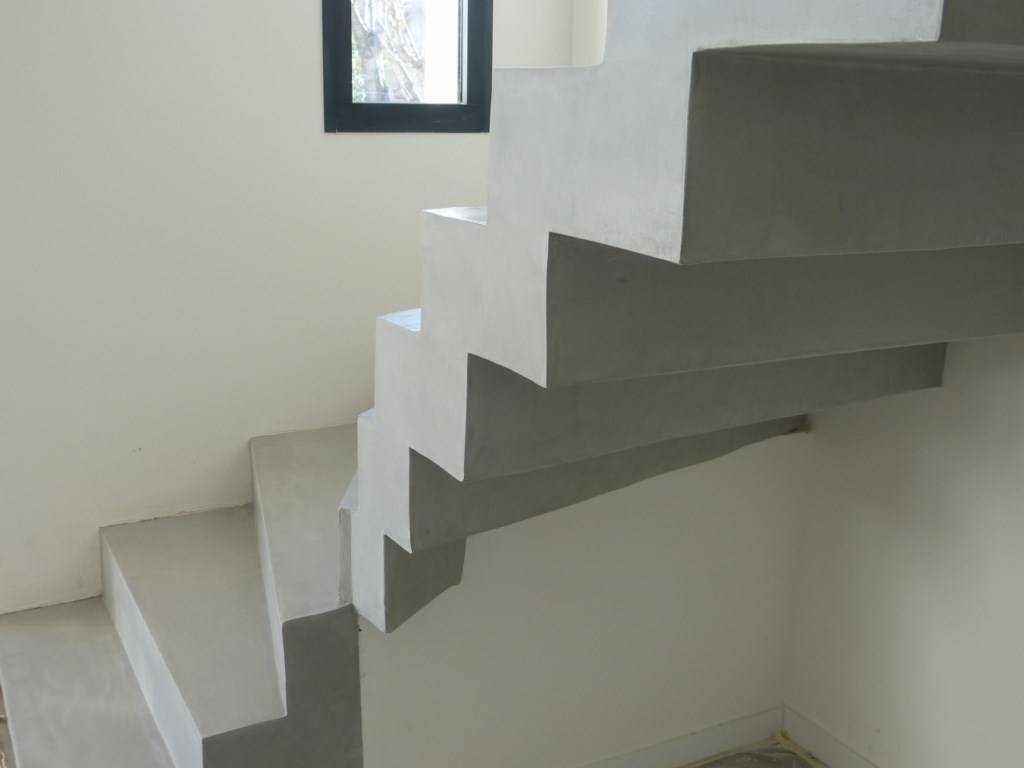 Création d'escalier en béton dans le Tarn